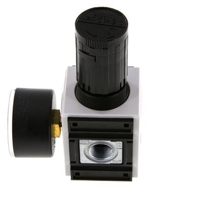 Régulateur de pression de précision G3/8'' 2500l/min 0.5-10.0bar/7-145psi PA Futura 1