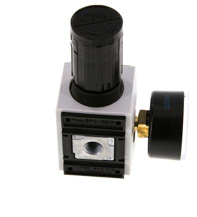Régulateur de pression de précision G1/4'' 2000l/min 0.5-8.0bar/7-116psi PA Futura 1