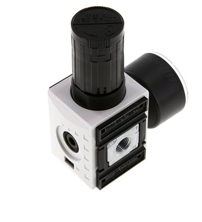 Régulateur de pression de précision G1/4'' 2000l/min 0.1-2.0bar/1-29psi PA Futura 1