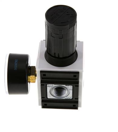 Régulateur de pression de précision G3/8'' 2500l/min 0.5-8.0bar/7-116psi PA Futura 1