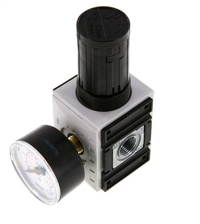 Régulateur de pression de précision G3/8'' 2500l/min 0.5-8.0bar/7-116psi PA Futura 1