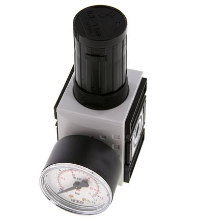 Régulateur de pression G1/4'' 2000l/min 0.1-1.0bar/1-14psi PA Futura 1
