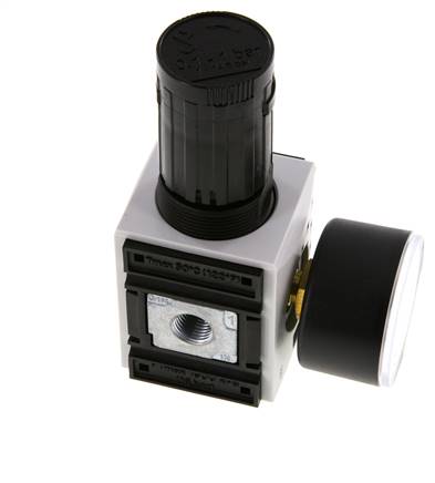 Régulateur de pression G1/4'' 2000l/min 0.1-1.0bar/1-14psi PA Futura 1