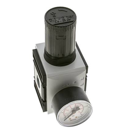 Régulateur de pression de précision pour assemblage de collecteur G1/2''&3/8'' 5200l/min 0.1-2.0bar/1-29psi PA Futura 2
