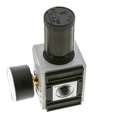 Régulateur de pression de précision pour assemblage de collecteur G1/2''&3/8'' 5200l/min 0.1-2.0bar/1-29psi PA Futura 2