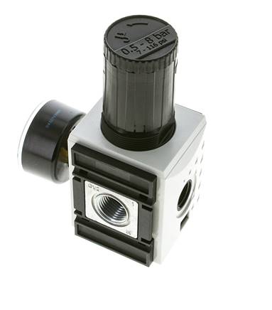 Régulateur de pression de précision pour assemblage de collecteur G1/2''&3/8'' 5200l/min 0.5-8.0bar/7-116psi PA Futura 2