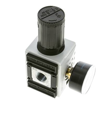 Régulateur de pression de précision pour assemblage de collecteur G1/2''&3/8'' 5200l/min 0.5-8.0bar/7-116psi PA Futura 2