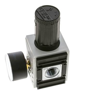 Régulateur de pression de précision pour assemblage de collecteur G1/2''&3/8'' 5200l/min 0.5-10.0bar/7-145psi PA Futura 2