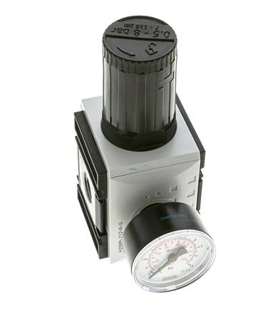 Régulateur de pression de précision pour assemblage de collecteur G1/2''&3/8'' 5200l/min 0.5-8.0bar/7-116psi PA Futura 2