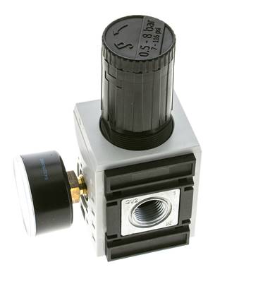 Régulateur de pression de précision pour assemblage de collecteur G1/2''&3/8'' 5200l/min 0.5-8.0bar/7-116psi PA Futura 2