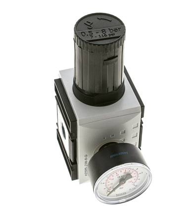 Régulateur de pression de précision pour assemblage de collecteur G3/8'' 4500l/min 0.5-8.0bar/7-116psi PA Futura 2