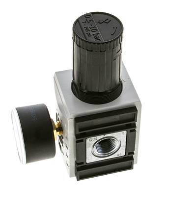 Regulateur de pression pour assemblage de collecteur G1/2''&3/8'' 5200l/min 0.5-10.0bar/7-145psi PA Futura 2