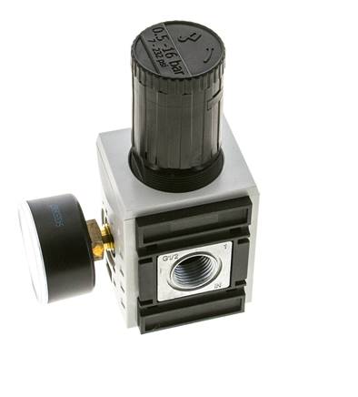 Regulateur de pression pour assemblage de collecteur G1/2''&3/8'' 5200l/min 0.5-16.0bar/7-232psi PA Futura 2