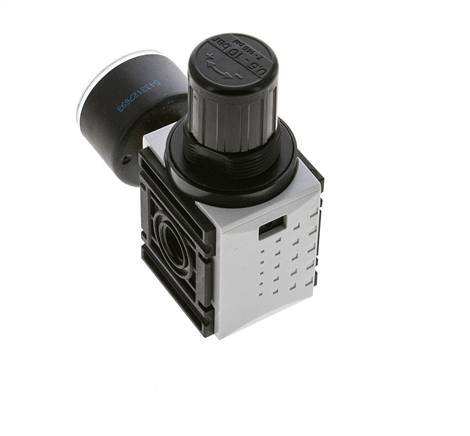 Régulateur de pression pour assemblage de collecteur G1/4'' 1000l/min 0.5-10.0bar/7-145psi Manomètre 40 mm Futura 0