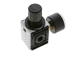 Régulateur de pression pour assemblage de collecteur G1/4'' 1000l/min 0.5-8.0bar/7-116psi PA 40 mm Manomètre Futura 0