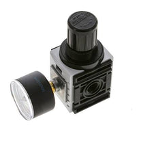 Régulateur de pression pour assemblage de collecteur G1/4'' 1000l/min 0.5-10.0bar/7-145psi Manomètre 40 mm Futura 0
