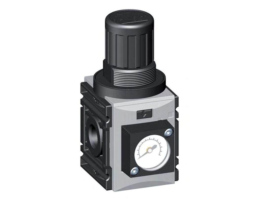 Régulateur de pression pour assemblage de collecteur G1/4'' 1000l/min 0.5-10.0bar/7-145psi Manomètre 40 mm Futura 0
