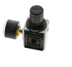 Régulateur de pression pour assemblage de collecteur G1/4'' 1000l/min 0.5-10.0bar/7-145psi Manomètre 40 mm Futura 0
