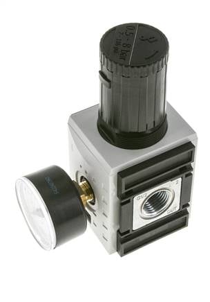 Régulateur de pression de précision G1/2'' 5200l/min 0.5-8.0bar/7-116psi PA Futura 2