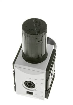 Régulateur de pression de précision G1/2'' 5200l/min 0.5-16.0bar/7-232psi PA Futura 2