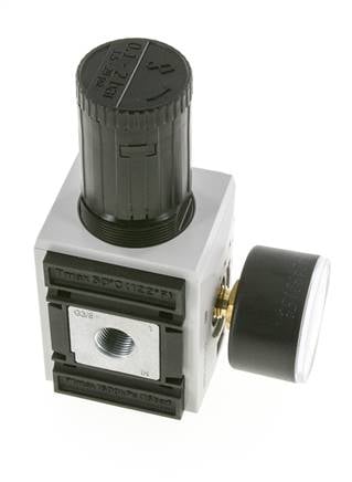 Régulateur de pression de précision G3/8'' 4500l/min 0.1-2.0bar/1-29psi PA Futura 2