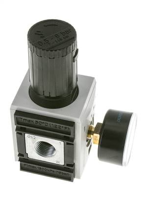 Régulateur de pression de précision G1/2'' 5200l/min 0.5-8.0bar/7-116psi PA Futura 2