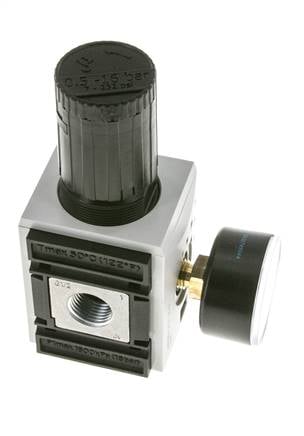 Régulateur de pression de précision G1/2'' 5200l/min 0.5-16.0bar/7-232psi PA Futura 2