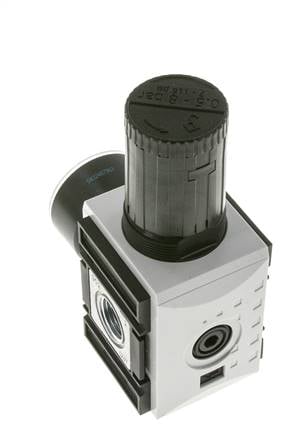 Régulateur de pression de précision G1/2'' 5200l/min 0.5-8.0bar/7-116psi PA Futura 2