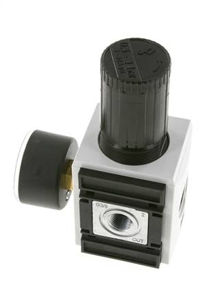 Régulateur de pression de précision G3/8'' 4500l/min 0.1-1.0bar/1-14psi PA Futura 2