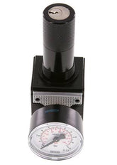 Régulateur de pression de précision G1/4'' 2100l/min 0.2-6.0bar/3-87psi Verrouillage du cylindre en fonte de zinc Multifix 1