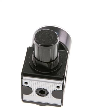 Régulateur de pression de précision G1/4'' 2100l/min 0.1-3.0bar/1-44psi en fonte de zinc Multifix 1