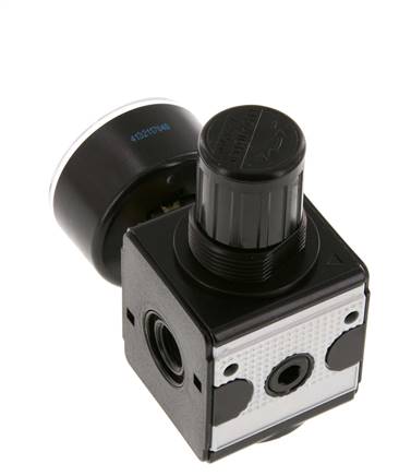 Régulateur de pression de précision G1/4'' 2100l/min 0.5-16.0bar/7-232psi en fonte de zinc Multifix 1