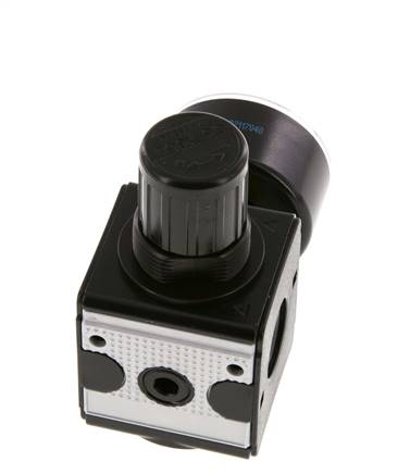 Régulateur de pression de précision G1/4'' 2100l/min 0.5-16.0bar/7-232psi en fonte de zinc Multifix 1