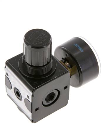 Régulateur de pression de précision G1/4'' 2100l/min 0.1-3.0bar/1-44psi en fonte de zinc Multifix 1