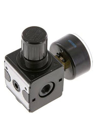 Régulateur de pression de précision G1/4'' 2100l/min 0.1-3.0bar/1-44psi en fonte de zinc Multifix 1