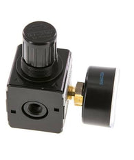 Régulateur de pression de précision G1/4'' 2100l/min 0.1-3.0bar/1-44psi en fonte de zinc Multifix 1