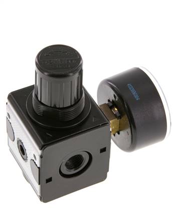 Régulateur de pression de précision G1/4'' 2100l/min 0.2-6.0bar/3-87psi en fonte de zinc Multifix 1