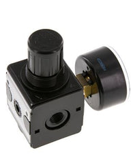 Régulateur de pression G1/4'' 2100l/min 0.2-6.0bar/3-87psi en fonte de zinc Multifix 1