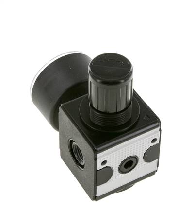 Régulateur de pression G1/4'' 2100l/min 0.1-1.0bar/1-14psi en fonte de zinc Multifix 1