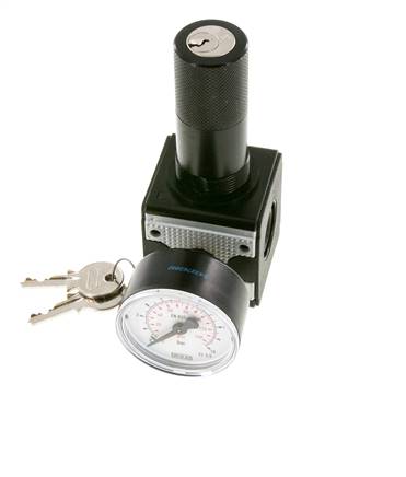 Régulateur de pression G3/8'' 2100l/min 0.2-6.0bar/3-87psi Cylinder Lock Multifix 1