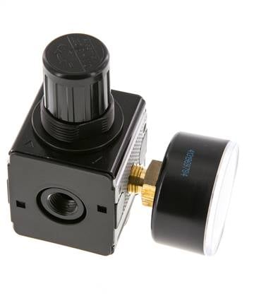 Régulateur de pression G1/4'' 2100l/min 0.1-3.0bar/1-44psi en fonte de zinc Multifix 1