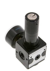 Régulateur de pression G1/4'' 2100l/min 0.1-3.0bar/1-44psi Corps en zinc moulé sous pression Verrouillage du cylindre Multifix 1