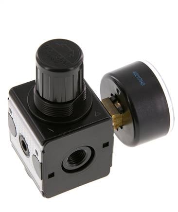 Régulateur de pression G1/4'' 2100l/min 0.5-16.0bar/7-232psi en fonte de zinc Multifix 1