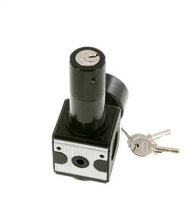 Régulateur de pression G3/8'' 2100l/min 0.2-6.0bar/3-87psi Cylinder Lock Multifix 1
