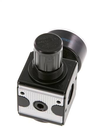 Régulateur de pression G1/4'' 2100l/min 0.1-3.0bar/1-44psi en fonte de zinc Multifix 1