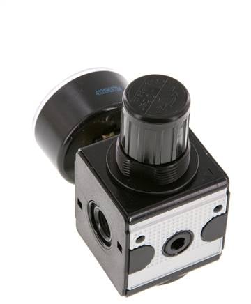 Régulateur de pression G1/4'' 2100l/min 0.1-3.0bar/1-44psi en fonte de zinc Multifix 1