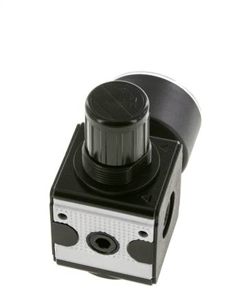 Régulateur de pression G1/4'' 2100l/min 0.1-1.0bar/1-14psi en fonte de zinc Multifix 1