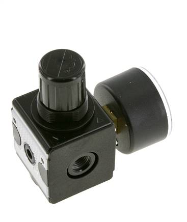 Régulateur de pression G1/4'' 2100l/min 0.1-1.0bar/1-14psi en fonte de zinc Multifix 1