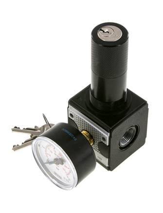 Régulateur de pression G3/8'' 2100l/min 0.5-16.0bar/7-232psi Cylinder Lock Multifix 1