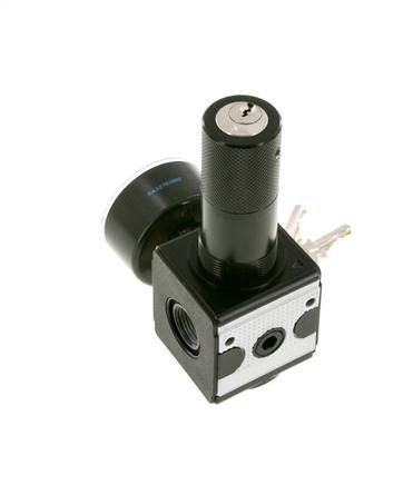 Régulateur de pression G3/8'' 2100l/min 0.2-6.0bar/3-87psi Cylinder Lock Multifix 1